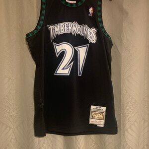 Mitchell & Ness Hardwood Classics “Swingman” Kevin Garnett 1997-98 Throwback Jer